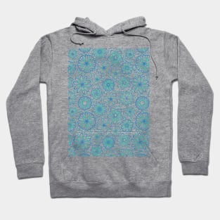 Hand Drawn Flowers Line Art Illustration Hoodie